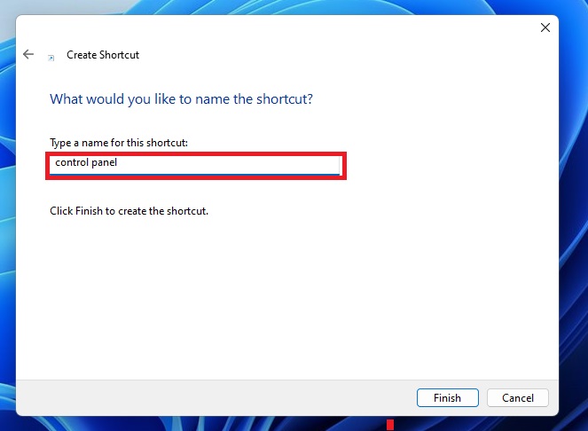 naming shortcut 