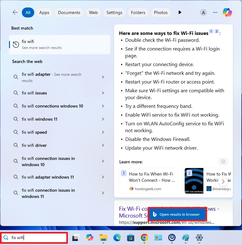 windows search